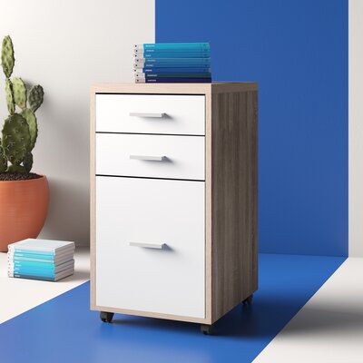 Midway 3-Drawer Vertical Filing Cabinet by Ebern Designs