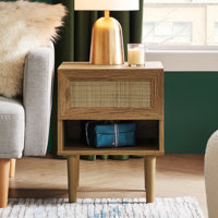 Gilus Rattan Nesting Tables with Storage by George Oliver