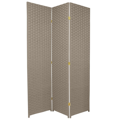 Wojcik Colorful Woven Fiber Folding Screen