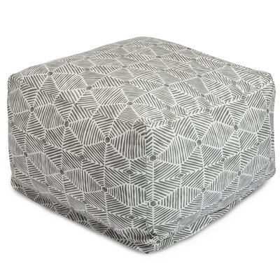 Christman 27" Wide Square Geometric Pouf Ottoman by Ebern Designs