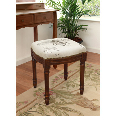 Kendari Solid Wood Accent Stool