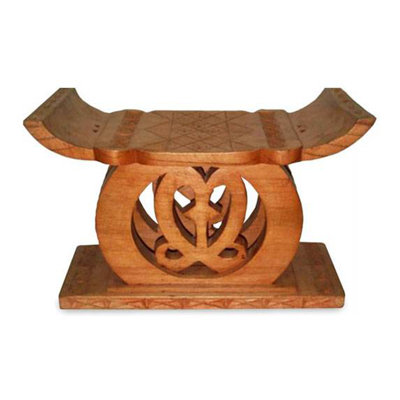 Shauny Trust Wisely Ashanti Throne Accent Stool by World Menagerie