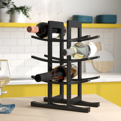 Arthurene 12 Bottle Solid Wood Tabletop Wine Bottle Rack by Winston Porter