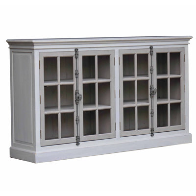 Jessenia 75" Wide Pine Wood Sideboard