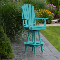 Nettie 29" Patio Bar Stool by Red Barrel Studio