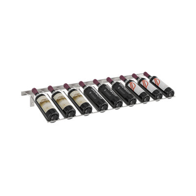 Indurial Metal Wall Mounted Wine Bottle Rack by Rebrilliant