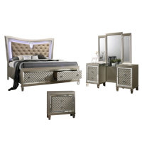 Osiris Upholstered Standard 3 Piece Bedroom Set by Rosdorf Park