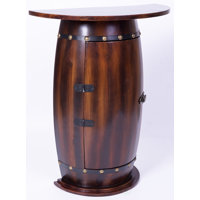 Reigate Barrel Console Bar Cabinet