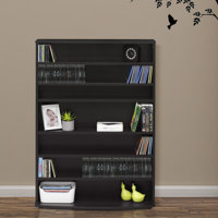 Lansing 7-Tier Multimedia Wall Mounted Storage by Ebern Designs