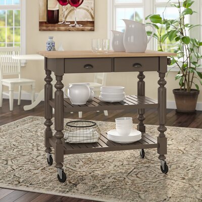 Fenech Kitchen Cart by Charlton Home