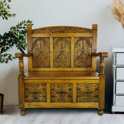 Acuff Wooden Bench by Bloomsbury Market