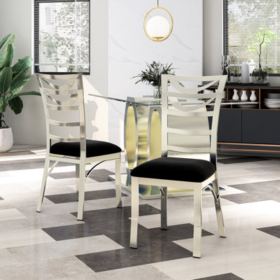 Bagdai Upholstered Dining Chair by Wade Logan