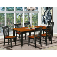 Appian 7 Piece Extendable Solid Wood Dining Set by Winston Porter