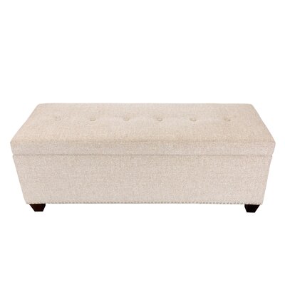 Sahil Upholstered Flip Top Storage Bench by Millwood Pines