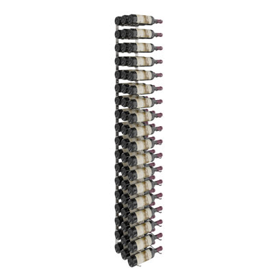 Indurial 54 Bottle Wall Mounted Wine Bottle Rack by Rebrilliant