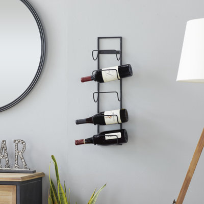 Gentia 5 Bottle Wall Mounted Wine Bottle Rack by 17 Stories