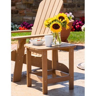Anika Plastic Side Table by Rosecliff Heights
