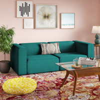 Mingle 2 Piece Upholstered Fabric Sectional Sofa Set by Modway