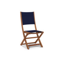Amirrah Stella Teak Outdoor Dining Folding Chair by Winston Porter