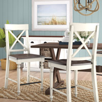 Veazey Solid Wood 24" Counter Stool by Laurel Foundry Modern Farmhouse