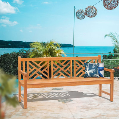 Angela Garden Bench by Rosecliff Heights