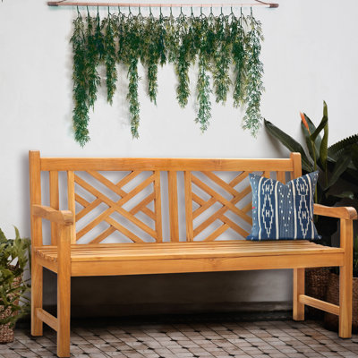 Angela Garden Bench by Rosecliff Heights