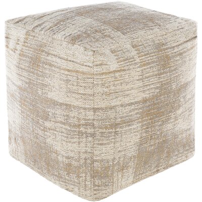 Brijido 18" Wide Square Pouf Ottoman by Wade Logan
