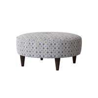 Odon 38" Round Tufted Cocktail Ottoman by Craft