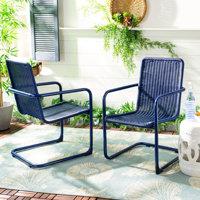 Ince Stacking Patio Dining Chair by Breakwater Bay