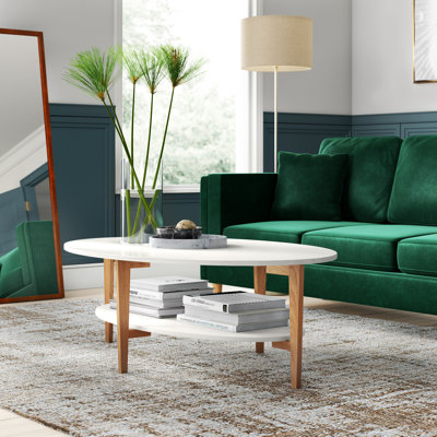 Brycelynn 4 Legs Coffee Table with Storage by George Oliver