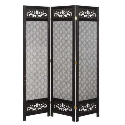 Nivens 3 Panel 5.6ft Room Divider by Canora Grey