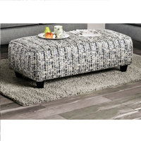 Gayden 49" Wide Rectangle Plaid Cocktail Ottoman by Latitude Run