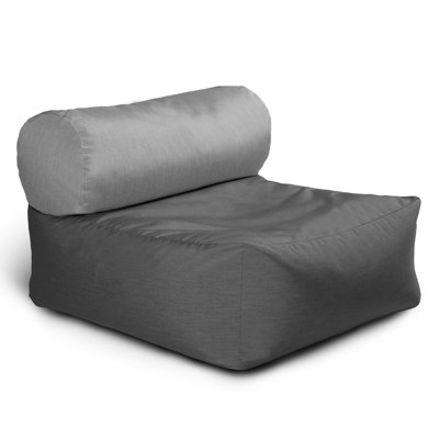 Tybee Large Outdoor Bean Bag Lounger w/ Bolster, Sunbrella by Brayden Studio