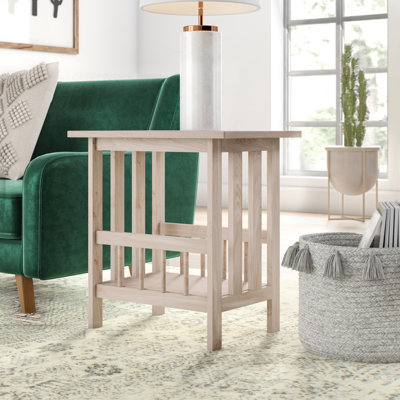 Manatuto Solid Wood End Table by Langley Street
