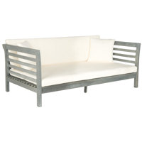 Bodine 72.875" Wide Outdoor Patio Daybed with Cushions by Latitude Run
