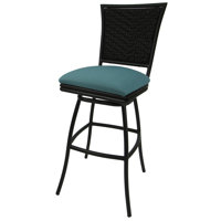 Cutlip 35" Patio Bar Stool with Cushion by Charlton Home