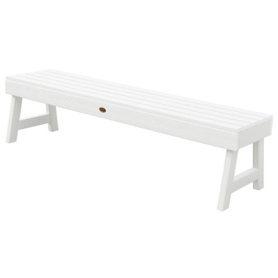 Midwest Backless Plastic Picnic Bench by Beachcrest Home