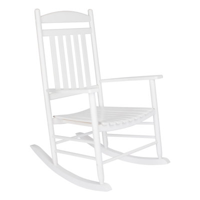 Aleyssa Outdoor Solid Wood Rocking Chair Porch Rocker by August Grove
