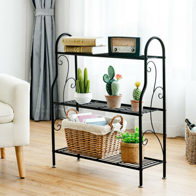 Harpster Rectangular Multi-Tiered Plant Stand by Canora Grey
