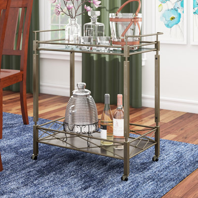 Tepper Bar Cart by Charlton Home