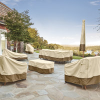 Paulding Water Resistant Patio Dining Set Cover with 3 Year Warranty