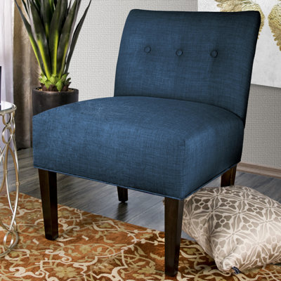 Zaylee 23" W Tufted Polyester Slipper Chair