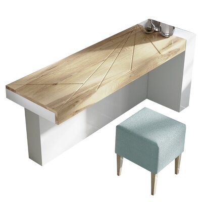 Nashwauk Makeup Vanity Set with Mirror by Orren Ellis