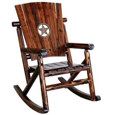 Ardoin Star Medallion Rocking Chair by Loon Peak