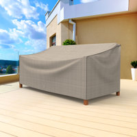Miguel Outdoor Loveseat Cover by Arlmont & Co.