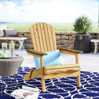 Eswer Folding Adirondack Chair by Highland Dunes