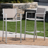 Caggiano Outdoor Patio Bar Stool by Wade Logan