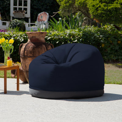 Palmetto Large Round Outdoor Bean Bag Club Chair by Brayden Studio