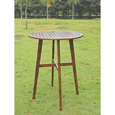 Roddy Wooden Bar Table by Millwood Pines