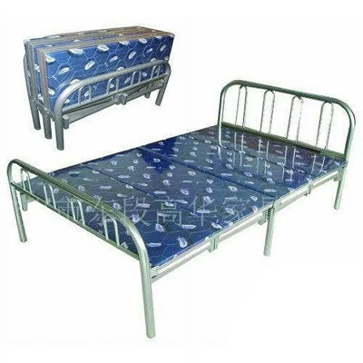Keli Steel Silver Folding Bed